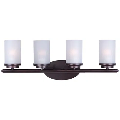 Maxim Corona 26" Wide Oil Rubbed Bronze 4-light Bath Vanity