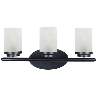 Maxim Corona 3-light Bath Vanity - Black