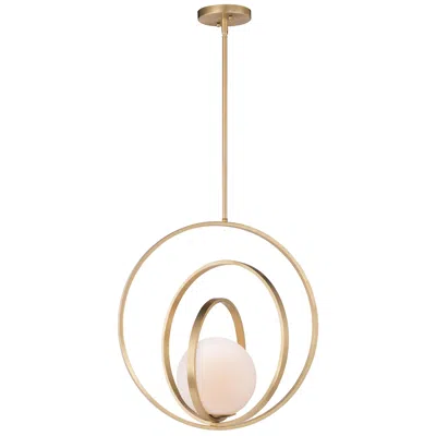 Maxim Coronet 20 1/2" Wide Satin Brass Pendant Light