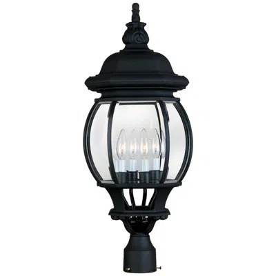 Maxim Crown Hill 27" High Black 4-light Outdoor Post Light