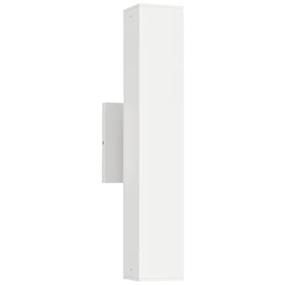 Maxim Culvert 15" White Led Outdoor Sconce