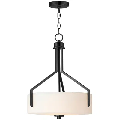 Maxim Dart 16 3/4" Wide Black 3-light Pendant