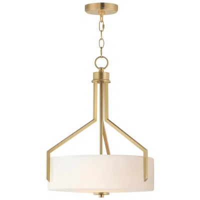 Maxim Dart 16 3/4" Wide Natural Aged Brass 3-light Pendant