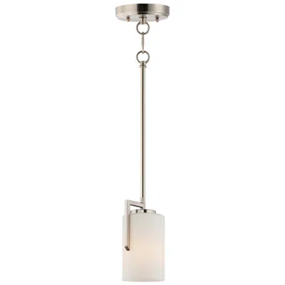 Maxim Dart 4 1/2" Wide Modern Satin Nickel Mini Pendant Light