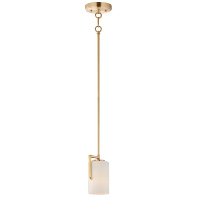 Maxim Dart 4 1/2" Wide Satin Brass Mini Pendant Light
