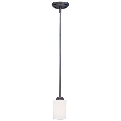 Maxim Deven 4" Wide Oil Rubbed Bronze Pendant Light