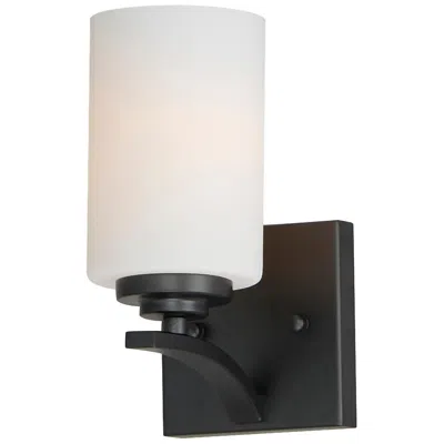 Maxim Deven 9" High Black 1-light Wall Sconce