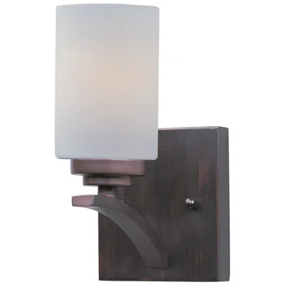 Maxim Deven 9" High Oil-rubbed Bronze Wall Sconce