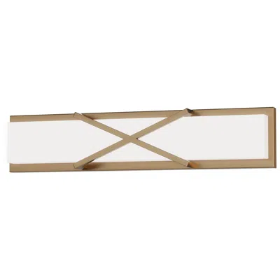 Maxim Dexter 24" Natural Aged Brass Led Wall Sconce