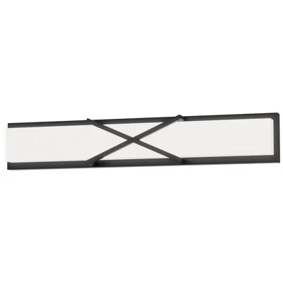 Maxim Dexter 30" Black Led Wall Sconce