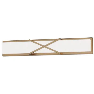 Maxim Dexter 30" Natural Aged Brass Led Wall Sconce