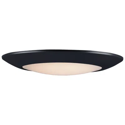 Maxim Diverse 13" Black Led Flush Mount 3000k