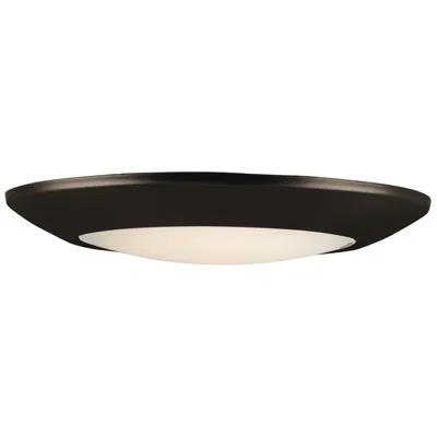 Maxim Diverse 13" Bronze Led Flush Mount 3000k