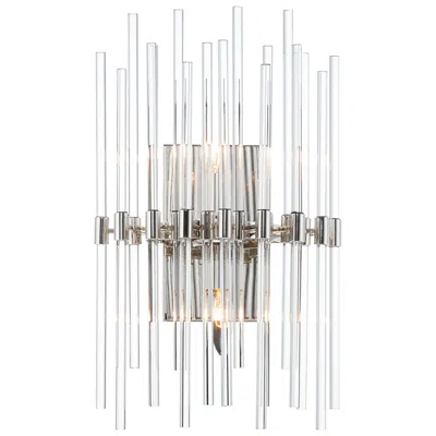 Maxim Divine 19 1/2"h Polished Nickel 2-light Wall Sconce