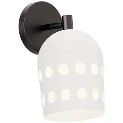 Maxim Dottie 1-light Adjustable Sconce - Black