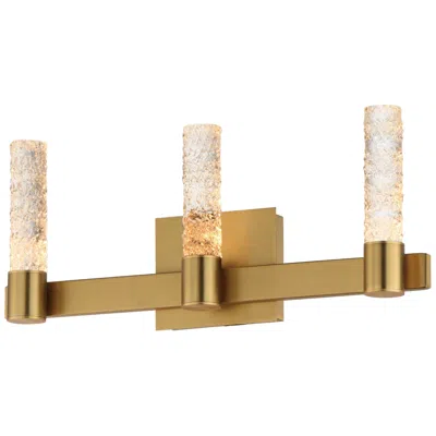 Maxim Duchess 20 1/2" Wide Natural Aged Brass 3-light Wall Sconce