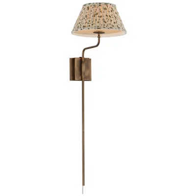 Maxim Dunbridge 39 1/4" H Olive White/weathered Brass 1-light Wall Sconce