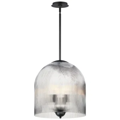 Maxim Dune 16" Wide Black 4-light Pendant