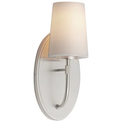 Maxim Durham 13 1/4" High Satin Nickel 1-light Sconce