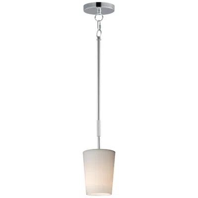 Maxim Durham 4 1/2" Wide Polished Chrome 1-light Pendant