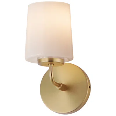 Maxim Durham 9 1/4" High Natural Aged Brass Wall Sconce