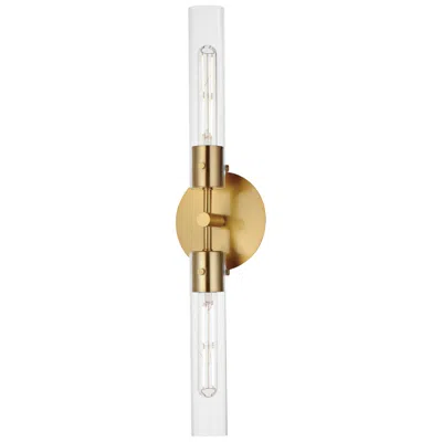 Maxim Equilibrium 25"h Natural Aged Brass Led 2-light Wall Sconce