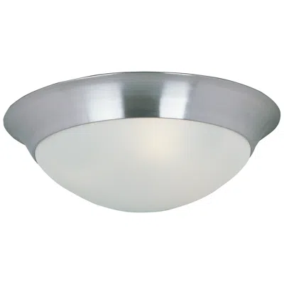 Maxim Essentials 14" Wide Satin Nickel Ceiling Light