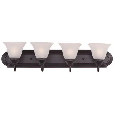 Maxim Essentials 4-light 30" Wide Bath Vanity - Oil Rubbed Bronze