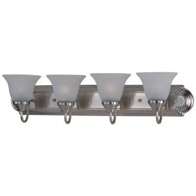 Maxim Essentials 4-light Bath Vanity Satin Nickel