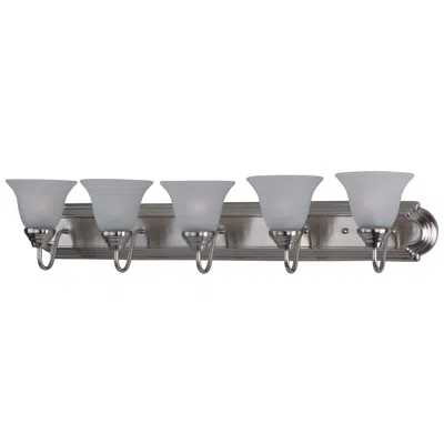 Maxim Essentials 5-light Bath Vanity - Satin Nickel
