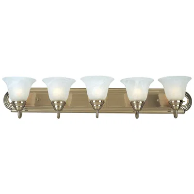 Maxim Essentials 5-light Bath Vanity Satin Nickel