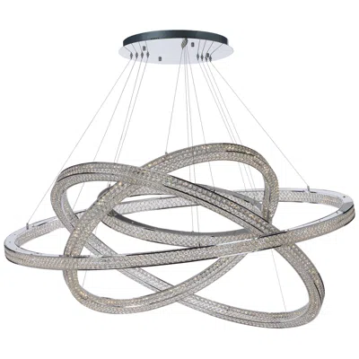 Maxim Eternity Led 1-light 60" Wide Polished Chrome Pendant Light