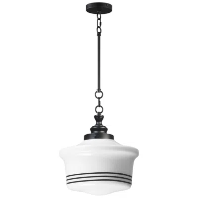 Maxim Eureka 13 3/4" Wide Black Pendant Light