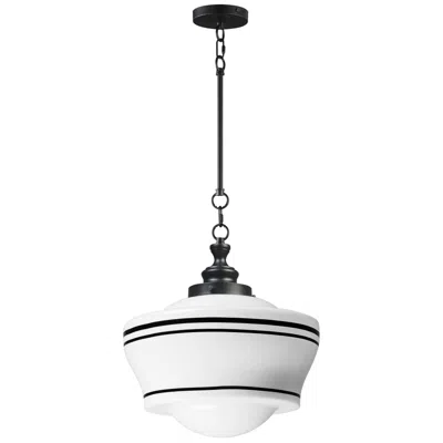 Maxim Eureka 15 3/4" Wide Black Pendant Light