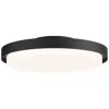 Maxim Float 12" Black Led Flush Mount