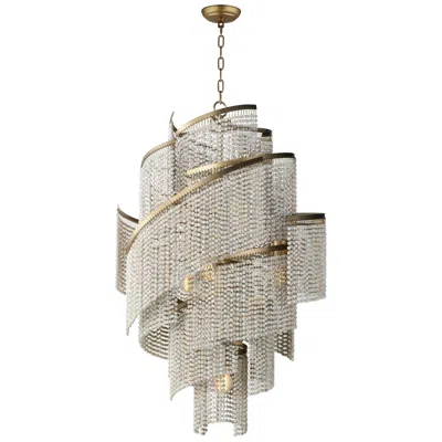 Maxim Fontaine 7-light Chandelier Golden Silver
