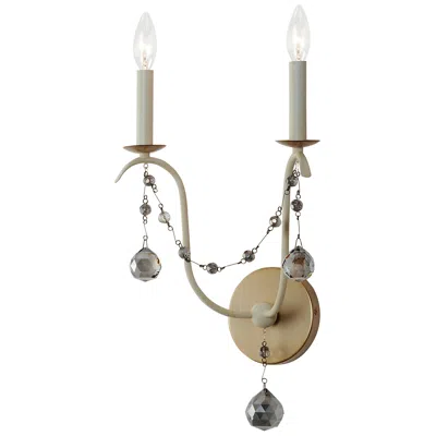 Maxim Formosa 21 1/2" High Ecru/venetian Gold 2-light Wall Sconce
