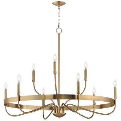 Maxim Frankie 39 3/4" Wide Heritage 9-light Chandelier