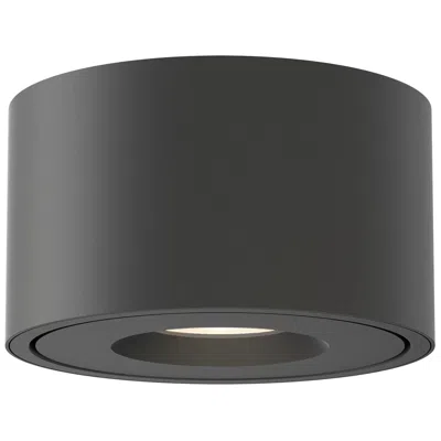 Maxim Fulcrum 5" Wide Black Led Flush Mount W Gimbal