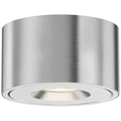 Maxim Fulcrum 5" Wide Brushed Aluminum Led Flush Mount W Gimbal