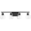 Maxim Geode 31" Wide Black 4-light Bath Vanity