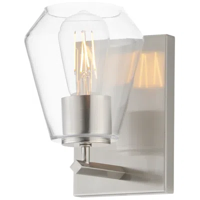 Maxim Geode 8" High Satin Nickel 1-light Sconce
