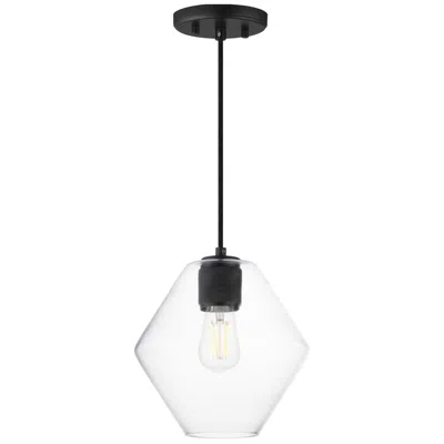 Maxim Geode 9 1/2" Wide Black Medium Pendant