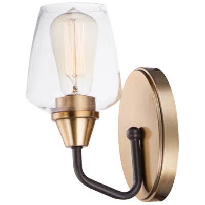 Maxim Goblet 9 1/2" High Antique Brass Wall Sconce