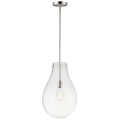 Maxim Gourd 11 3/4" Wide Satin Nickel Mini Pendant Light