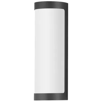 Maxim Halfpipe 15" Black Led Outdoor Sconce - 5cct