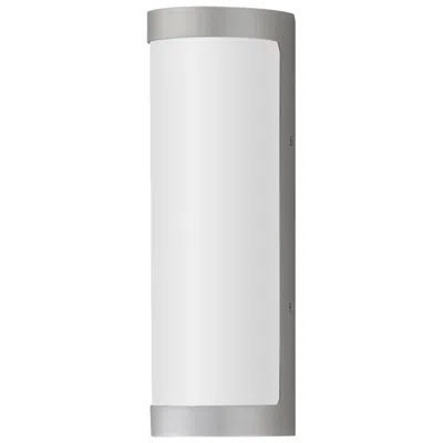 Maxim Halfpipe 15" Brushed Aluminum Led Outdoor Sconce - 5cct