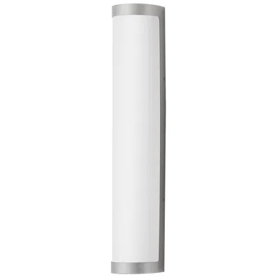 Maxim Halfpipe 26" Brushed Aluminum Led Outdoor Sconce - 5cct