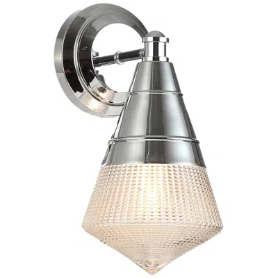 Maxim Hargreaves 12" High Polished Chrome 1-light Wall Sconce