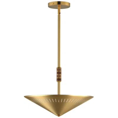 Maxim Helsinki 16" Pendant - Natural Aged Brass